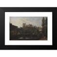 thumbnail image 2 of Johan Christian Dahl 24x17 Black Modern Framed Museum Art Print Titled - The Castle Ruin at Tharandt (1819), 2 of 5
