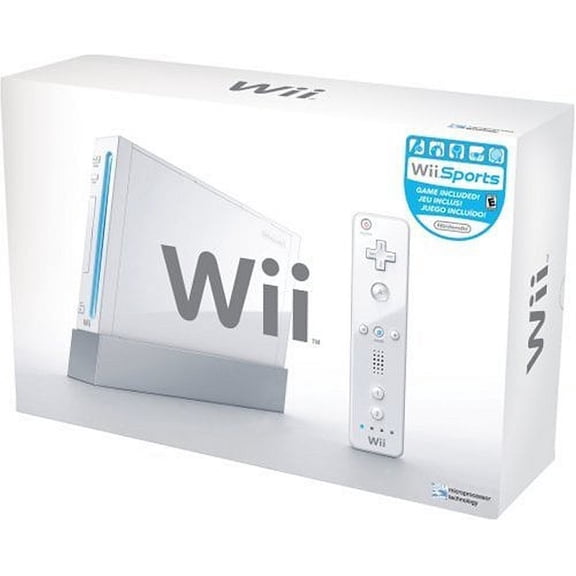Pre-Owned Nintendo Wii Console White with Wii Sports Bundle