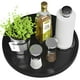 thumbnail image 1 of Organizador de mesa giratoria Lazy Susan VeyFey, 30 cm, antideslizante, de bambú, 1 of 7