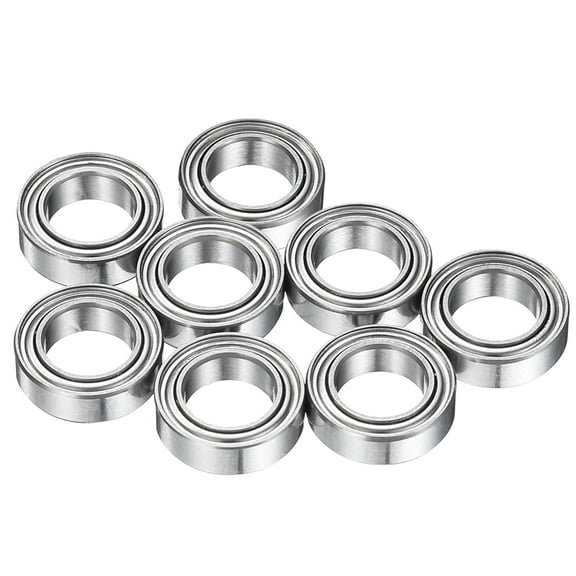 8Pcs MR106ZZ Small Bearing, 6mm ID 10mm OD 3mm Width Double Shielded Deep Groove Ball Bearings for Electric Motor Skateboards 3D Printer