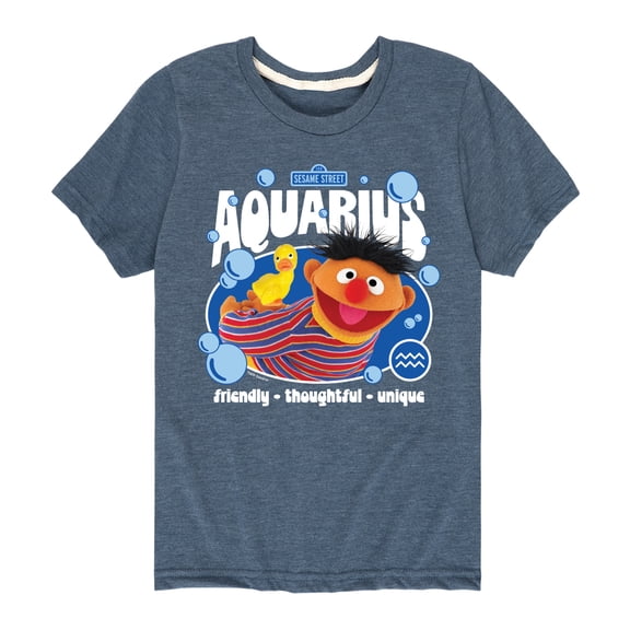 Sesame Street - Ernie Aquarius - Toddler and Youth Short Sleeve Graphic T-Shirt
