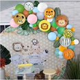 thumbnail image 4 of ZHAOCHENG Globos de vida silvestre de la jungla: 10 globos de látex de animales de 12 pulgadas para decoraciones de fiesta de cumpleaños con temática de vida silvestre de la jungla., 4 of 5