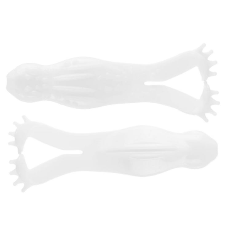 Leurre Souple Zman Goat ToadZ 4 Pouces – Blanc, Paquet De 3, Neuf
