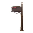 thumbnail image 3 of Outdoor Letter Holder Kingston Curbside Mailbox with Ashland Mailbox Post Unit - Copper, 3 of 7