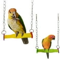 thumbnail image 4 of Perroquet Suspendu Swing Interactif Amusant Oiseau Cage Swing Perroquet Cage Perche, 4 of 10
