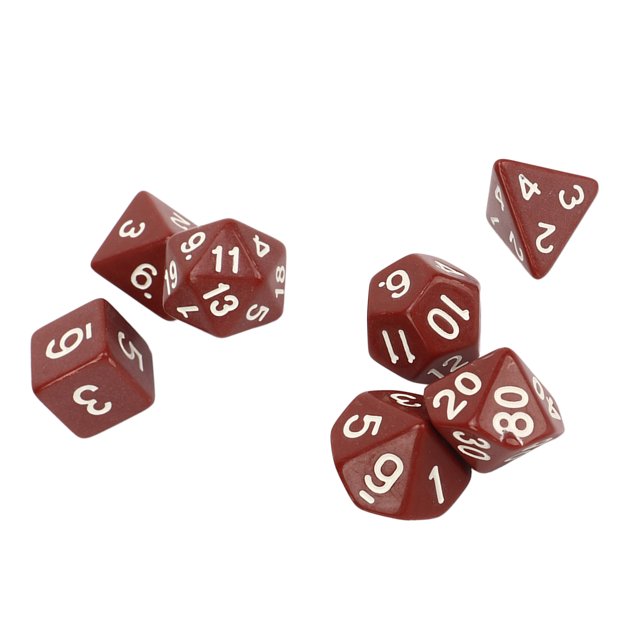 Dados multifacéticos, juego de dados poliédricos de 21 piezas Juego de dados de dados para juegos de rol Máxima comodidad