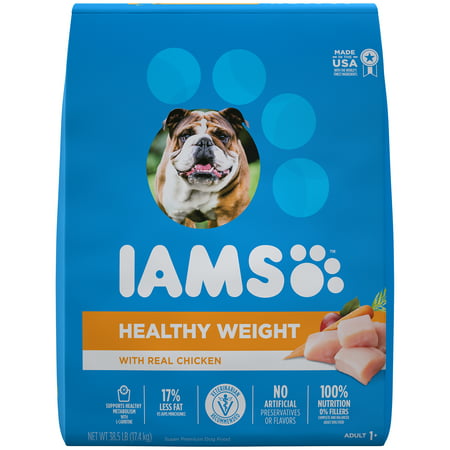 IAMS PROACTIVE HEALTH Adult Healthy Weight Dry Dog Food Chicken, 38.5 lb.
