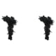 thumbnail image 3 of Disfraz de Cosplay vestido largo Sonducket Pluma gruesa Negro 2Conjunto, 3 of 6