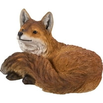 Hi-Line Gifts 15.75" Fox Laying Down Outdoor Garden Statue