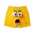 thumbnail image 3 of Pantalones cortos de bolsillo para niños con cordón elástico estampado casual traje de baño pantalones de cinco puntos, 3 of 8