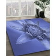thumbnail image 3 of Ahgly Company Tapis Rectangulaire d'Intérieur Lavable en Machine Bleu Ciel Transitionnel, 7 Pieds x 10 Pieds, 3 of 7