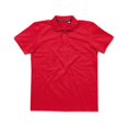 thumbnail image 1 of Stedman Stars - Polo de algodón modelo Harper para hombre (Rojo pasión), 1 of 2