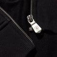 thumbnail image 6 of Men's Black Garet Hooded Zip-Up Sweatshirt with High Collar, UNCS - Unlimited Clothing Style, 6 of 8