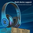 thumbnail image 5 of Hwkond Headphones Wireless Bluetooth Headphones Wireless Bluetooth Headset Subwoofer Bluetooth 5.2 Mobile Computer Game Music Sports Game Headphones Wtih LED Light on Clearance, 5 of 8