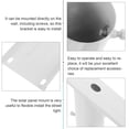thumbnail image 4 of KAKOWELY 1 Set Solar Light Mount Solar Panel Bracket Solar Plates Mounting Bracket Solar Panel Supports Kit,13.78X"X6.3"X3.15", 4 of 5