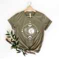 thumbnail image 2 of Mystic Moon And Sun Boho Vintage Moon Shirt, Celestial Moon Shirt, Spiritual T-Shirt, 2 of 4