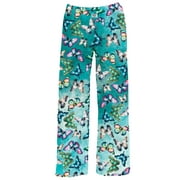 Collections Etc Colorful Butterfly Drawstring Elasticized Waist Lounge Pants