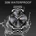 thumbnail image 4 of Preto Relógio masculino LIGE Fashio Sports Quartz Full Steel, 4 of 8