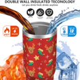 thumbnail image 3 of Christmas 30oz Handheld Travel Tumbler with Handle – Double Wall Stainless Steel Insulated Cup, Flip Straw Lid, Leak-Proof & BPA-Free for Hot and Cold Drinks – Durable Coffee & Juice Mug Black, 3 of 7