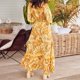 thumbnail image 5 of Vestido largo de dama Cómodo Bohemio Suelto Media manga Fiesta Clubwear Ropa de playa Traje Hugtrwg Para estrenar, 5 of 7