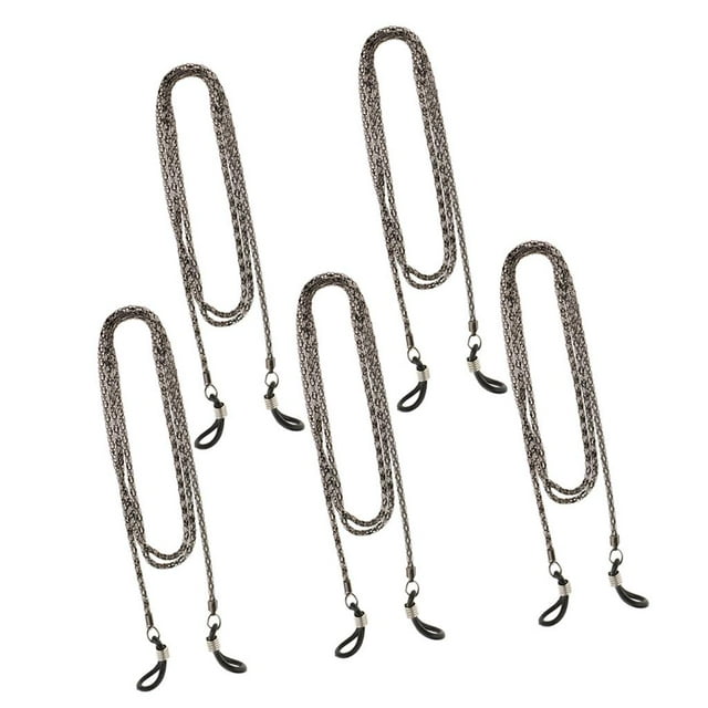 Paquete de 5 Cadenas shamjiam Correa para Gafas Negro Gafas Correa