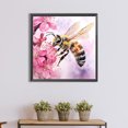 thumbnail image 4 of 5D bricolaje taladro redondo completo diamante pintura abeja Kit decoración del hogar arte artesanía FLhrweasw Nuevo, 4 of 9