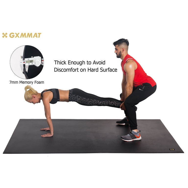 Extra Large Exercise Mat for Home Gym Workout by GXMMAT