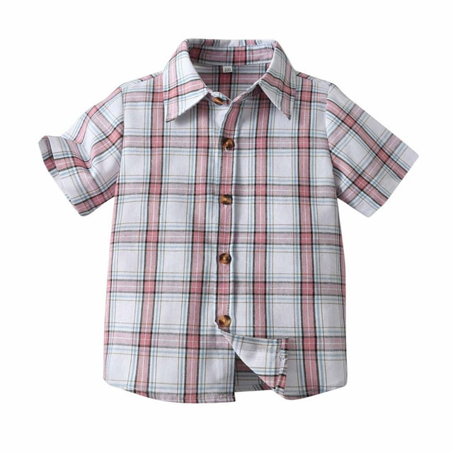 COM1950s Robe à Manches Courtes, Shorts pour Bébé Garçon, Chemise d'Été à Manches Courtes pour Enfants, Haut Décontracté pour Petits Garçons, Shorts pour Garçons, Chemises pour Garçons Taille 8, Chemises Garçons Taille 6