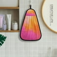 thumbnail image 4 of Hanging Hand Towels For Kitchen Bathroom Home Decor Lightweight Pink and Orange Dye Painting, 4 of 6