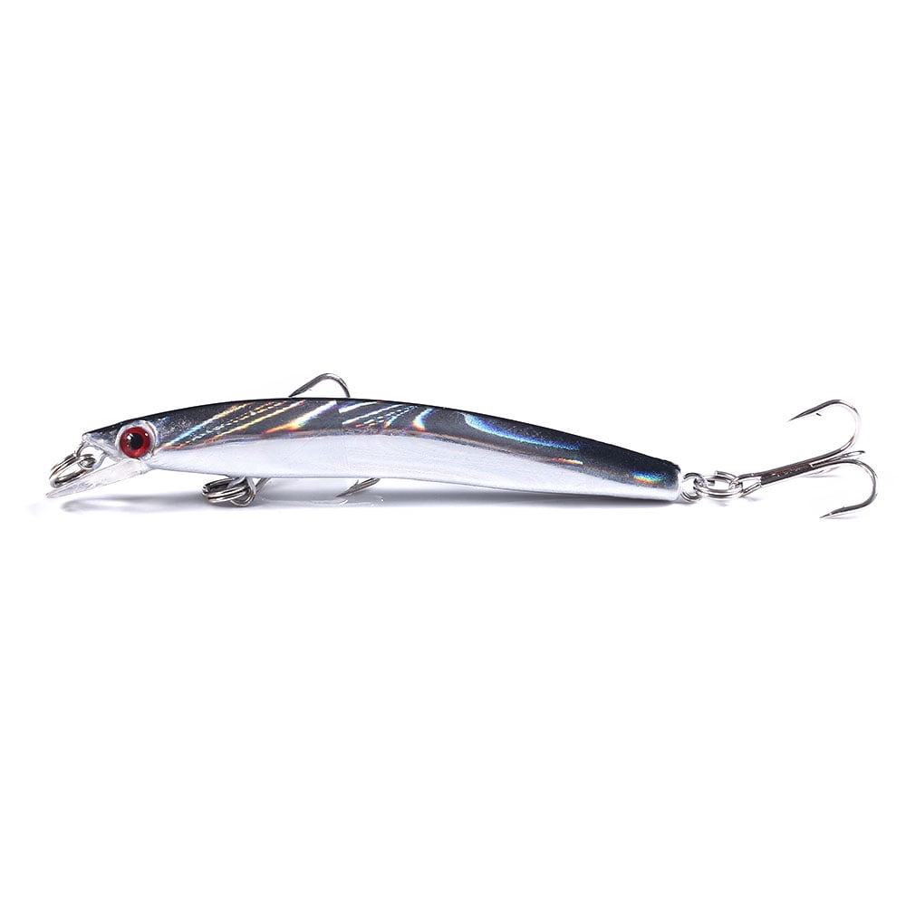 HENGJIA Minnow Bass Fishing Lures, Jerkbait Lure Set Hard Baits Crankbait for Catfish Trout Walleye Fishing Bait 5Pcs/kit