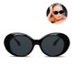 thumbnail image 2 of Gafas de Sol Retro Redondas Ovaladas Color Tintado o Lentes Ahumadas…, 2 of 8
