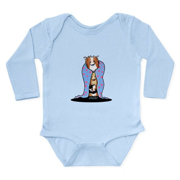 CafePress - Guinea Pigs In A Blanket Long Sleeve Infant Bodysu - Long Sleeve Cotton Baby Bodysuit