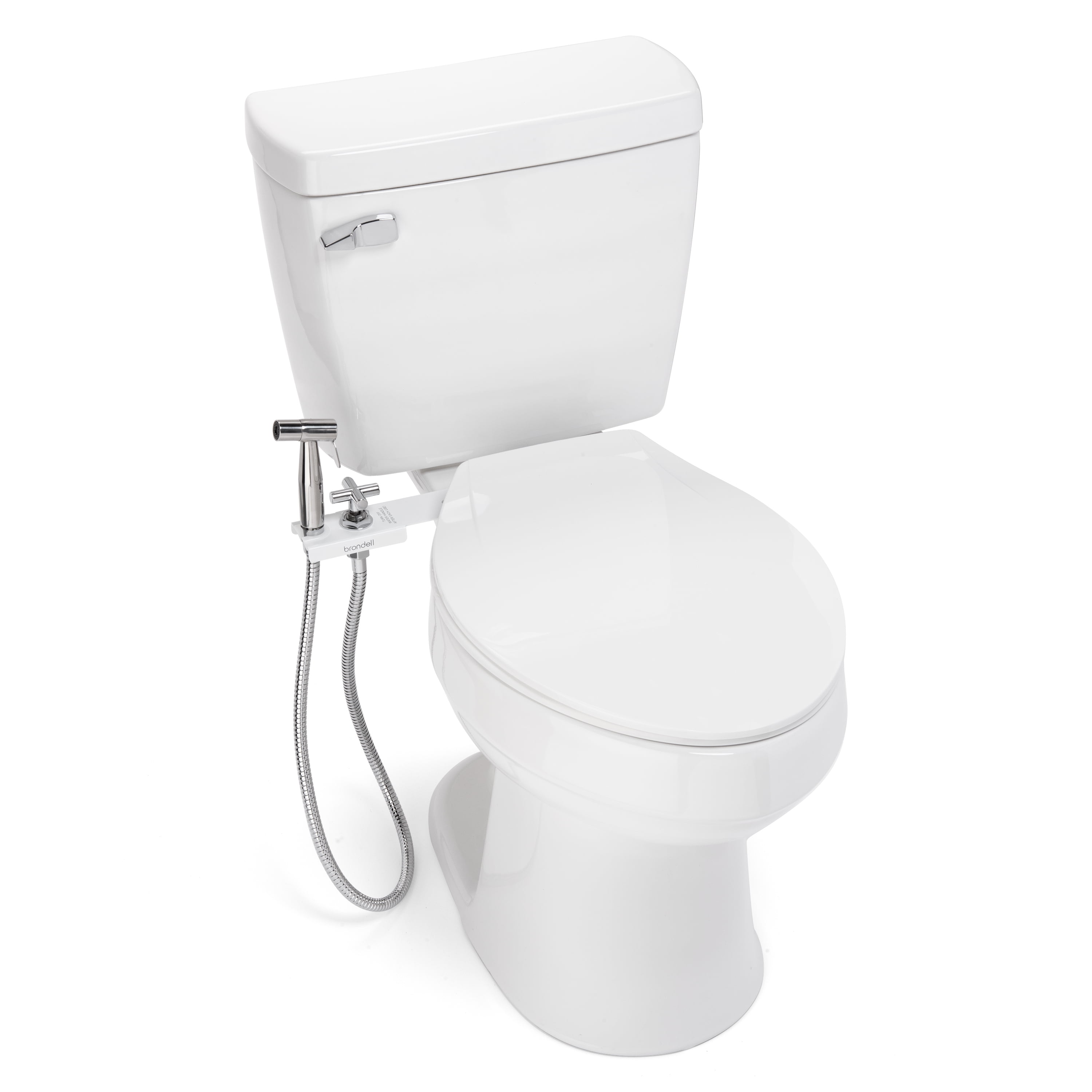 CleanSpa Luxury Hand-Held Bidet Holster with Integrated Shut Off, White