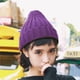 thumbnail image 3 of Qarigey Sombrero Unisex mezclas de algodón sólido cálido HIP HOP sombreros de punto hombres gorras de invierno mujeres Skullies gorros para Sombreros morado claro Qarigey AP000123-04, 3 of 6