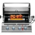 thumbnail image 4 of Napoleon Built-In 700 Series 32-Inch Natural Gas Grill w/ Infrared Rear Burner & Rotisserie Kit - BIG32RBNSS, 4 of 7