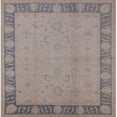 thumbnail image 1 of Ahgly Company Indoor Square Mid-Century Modern Rose Purple Oriental Area Rugs, 7' Square, 1 of 6
