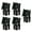 Plug button, variant on Pack of 5 Plastic Flashlight Clamps Flashlight Holder for Safety Hats Easy Attach Bracket for Mining Cycling Headlights