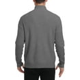 thumbnail image 2 of Aiyino Men's Cardigan Sweaters Full Zip Up Stand Collar Slim Fit Casual Knitted Sweater with 2 Front Pockets, 2 of 8
