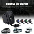 thumbnail image 3 of Adaptador de corriente para coche y motocicleta con doble puerto USB de 5 V y 3,1 A, 3 of 9