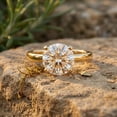 thumbnail image 6 of Rosec Jewels Lab Grown 2 Carat Diamond Engagement Ring for Women - IGI Certified - E-VS1 Quality - with Jewelry Box, 14K Yellow Gold, US 7.00, 6 of 8