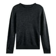 thumbnail image 4 of Fiaer Women's Sweaters Crew Neck Fall Winter Lightweight Plus Size Long Sleeve Slim Fit Trendy Knit Tops Black S, 4 of 4