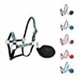 thumbnail image 3 of Tahoe Tack Patterned Nylon Mini Horse Halters with Padded Noseband and Matching 7’ Soft Grip Lead Rope - 6 Month Warranty, 3 of 4