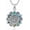Style 1, variant on Allah Necklace 925 Sterling Silver Lotus Allah Arabic Muslim Jewelry for Women Men