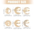 thumbnail image 3 of Elegant Alloy Moons Sun Designs Napkin Rings For Weddings Parties Home Dining Decoration Festival Tableware Clip, 3 of 8