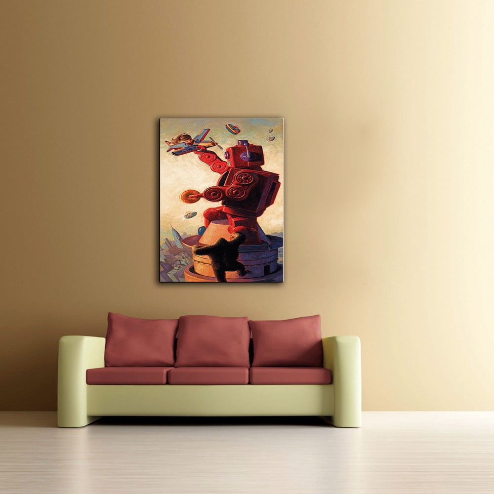 Eric Joyner "Robokong" Gallery-Wrapped Canvas Art