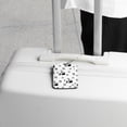 thumbnail image 5 of Square 2Pack PU Leather Panda Cruise Luggage Tag with Privacy Cover and Stainless Steel Ring - Suitable for Travel Handbags Backpacks Luggage Tags, 5 of 6
