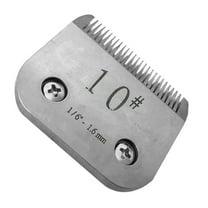 10F Cut Length 1/6'' (1.6mm) Detachable Pet Dog Clipper Blades Compatible For Andis, For Oster A5 For Wahl KM Series Clippers TAPDRA Accessory Part
