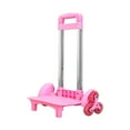 thumbnail image 3 of yotijar Backpack Trolley 6 Wheels Luggage Cart for Backpack Personal Travel Children Pink, 3 of 8