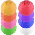 thumbnail image 4 of 8" Round Traditional Chinese Hanging Paper Lanterns for Wedding Party Event, 4 of 7