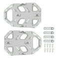 thumbnail image 1 of Par de reposapiés de motocicleta con placa de pedal de estribo ampliable compatible con Honda CB650R 2019-2020, 1 of 14